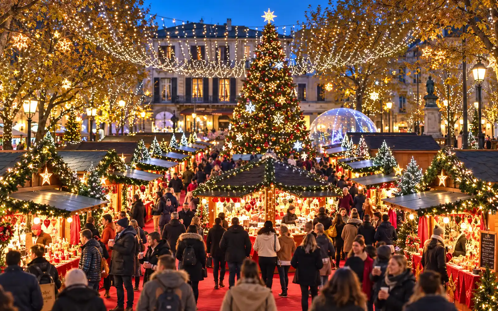 Marché de Noël dans le centre de La Garde
